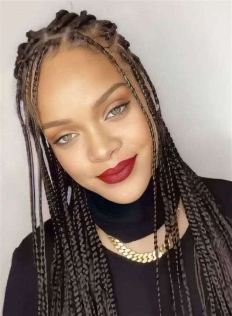 Beautiful Rihanna Braids Hairstyles that will Inspire you - Claraito's Blog