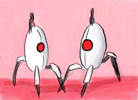 Two Portal Turrets by LinmirianJoyrex on DeviantArt