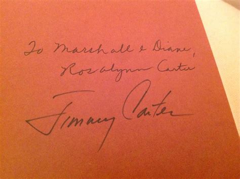 Jimmy Carter & Rosalynn Carter Signed Book Everything To Gain Full ...