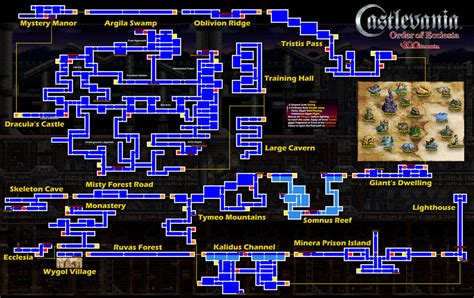 Castlevania Order of Ecclesia Map by VGCartography on DeviantArt