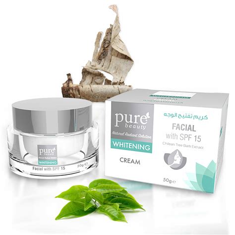 Pure Beauty, Natural Radiant Solution | Pure Beauty® Whitening Facial Cream with SPF 15 - 50 g