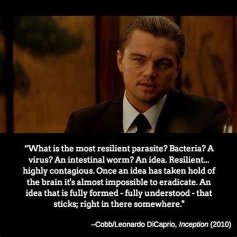 One of the best quotes from the movie Inception(2010) - 9GAG