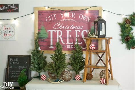 At Home: Christmas Tree Farm Inspired Decor - DIY Show Off ™ - DIY Decorating and Home ...