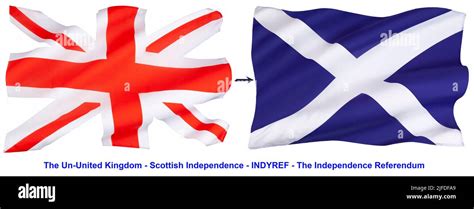 Scottish independence - The flag of the United Kingdom with the ...