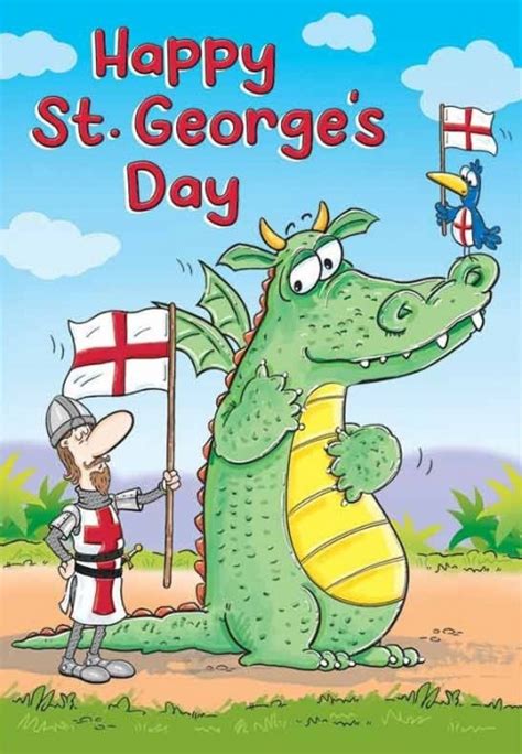 Dragon St George's Day Card