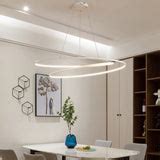 Modern led Pendant lights for living room dining room Matte Black/White 90-260V hanging Pendant ...