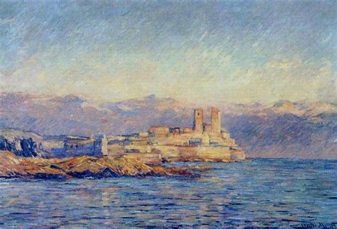 The Castle in Antibes高清大图赏析 莫奈真迹扫描完整全图下载 | 寻古文化