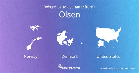 Olsen Name Meaning and Olsen Family History at FamilySearch