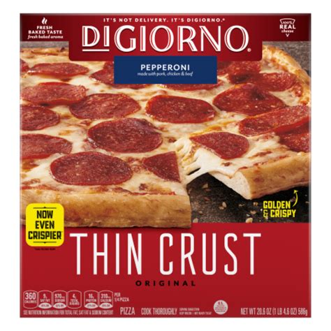 DiGiorno Pepperoni Classic Thin Crust Frozen Pizza, 20.6 oz - Fry’s Food Stores