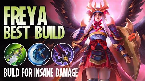 Freya Best Build For 2021 | Top 1 Global Freya Build | Freya Gameplay ...