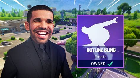 DRAKE "HOTLINE BLING" EMOTE - Fortnite: Battle Royale - YouTube