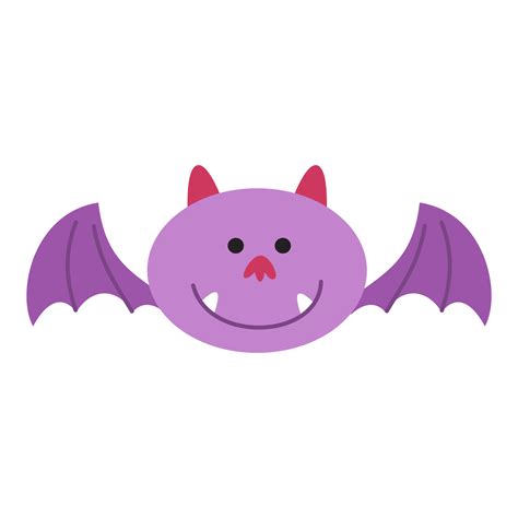 cute purple bat character 19016709 PNG