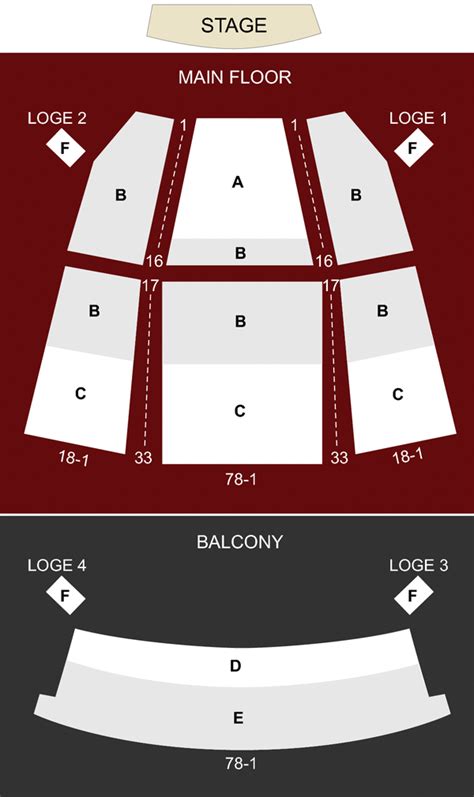 Symphony Hall Seating Map | Elcho Table