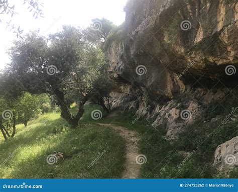 Valley of Hinnom, Gehenna, in April in Jerusalem, Israel. Stock Photo ...