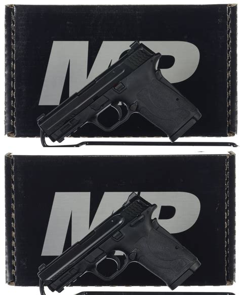 Two Smith & Wesson M&P Shield Semi-Automatic Pistols with Boxes | Rock ...