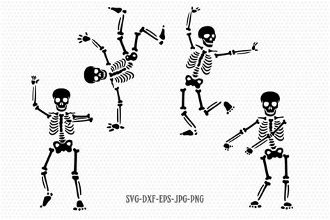 Skeleton funny dance SVG, Funny Halloween SVG, Halloween svg