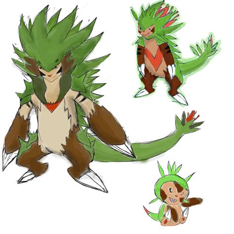 chespin evolution line by roblee96 on DeviantArt