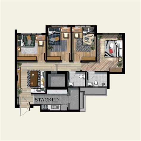 5 Interesting 4-Room HDB Layout Ideas To Utilise Your Space Better