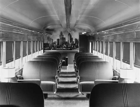 Mercury Train Coach Interior Photograph by Underwood Archives - Pixels