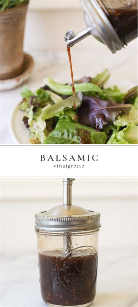 How to Make Homemade Balsamic Vinaigrette | Julie Blanner | Salad ...