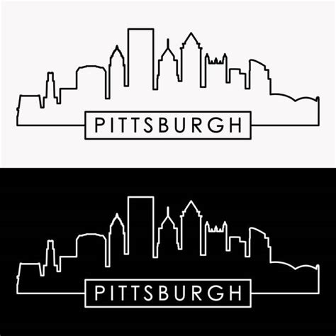 Pittsburgh Skyline Illustrations, Royalty-Free Vector Graphics & Clip Art - iStock