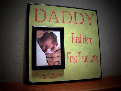 Personalized Daddy Picture Frame Dad Father by YourPictureStory