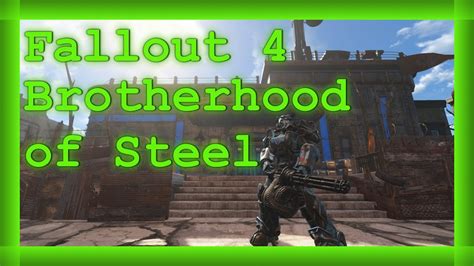 Fallout 4 - The Brotherhood of Steel Survival Gameplay - YouTube