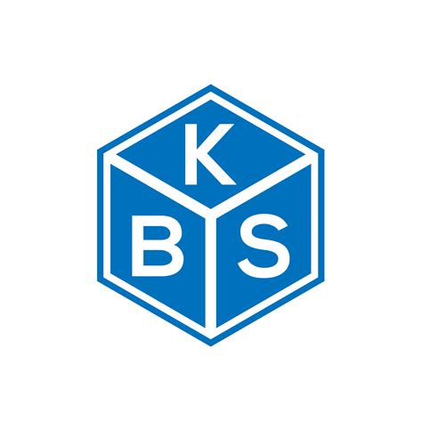 KBS letter logo design on black background. KBS creative initials ...