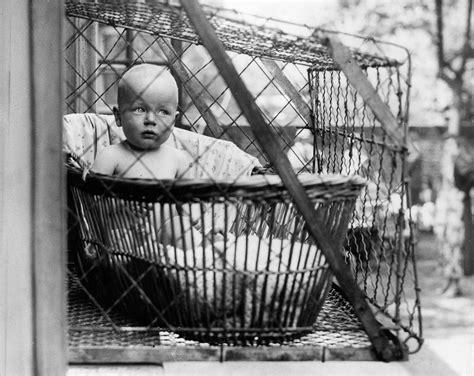 The Bizarre History of the Baby Cage, 1934-1948 - Rare Historical Photos