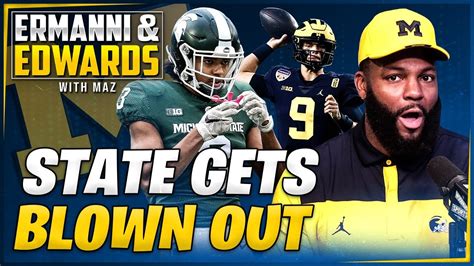 Braylon Edwards believes Michigan will BLOW OUT Michigan State - Win ...