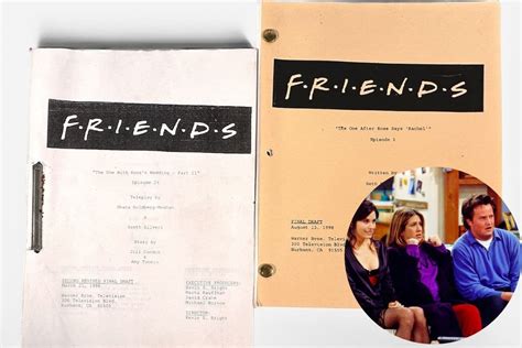 Rare Friends TV scripts to go on sale at Portsmouth auction house ...