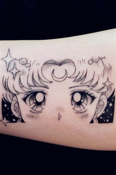 Sailor moon anime eyes tattoo – Artofit