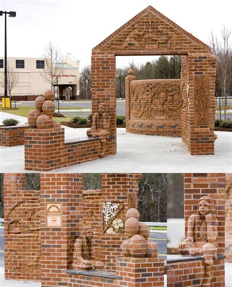 3-dimensional Brick Sculptures by Brad Spencer