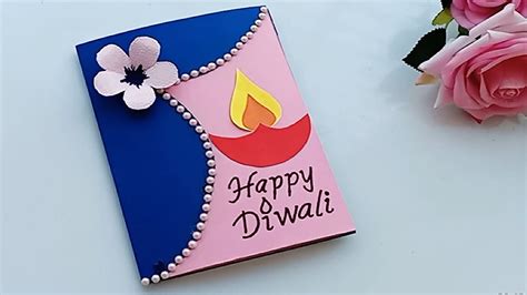 Diwali card/ Handmade easy Diwali card Tutorial - YouTube
