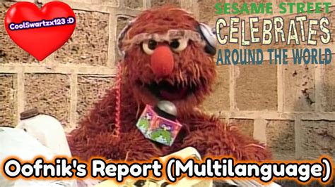 Sesame Street Celebrates Around The World: Oofnik's Report (Multilanguage) - YouTube