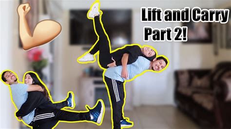 Couples Lift And Carry Challenge! *Part 2* - YouTube