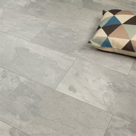 Elite Stone - 8mm Tile Effect Laminate Flooring - Venetian Grey