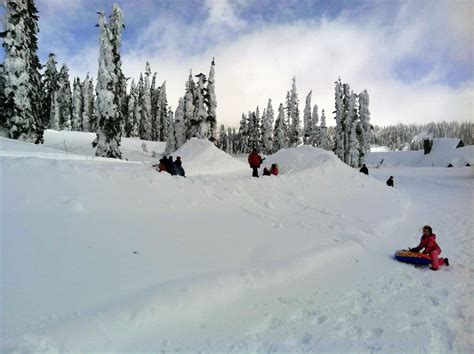 Kids at the Snow Play Runs © Carrie Uffindell | Visit Rainier