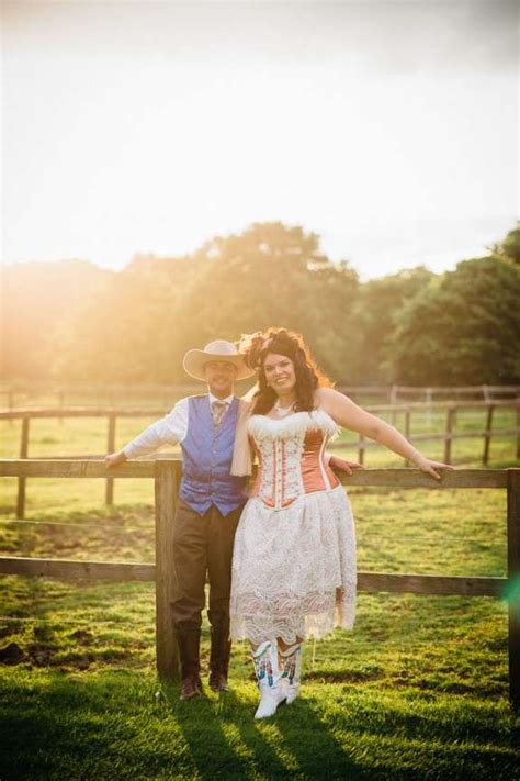 Fancy Dress Cowboy Wedding: Leanne & Kristian · Rock n Roll Bride