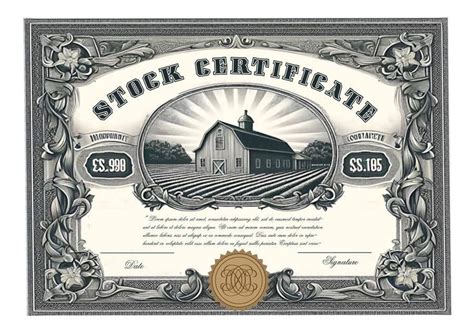 Entry #42 by msalawamry9 for Custom Stock Certificate Design | Freelancer