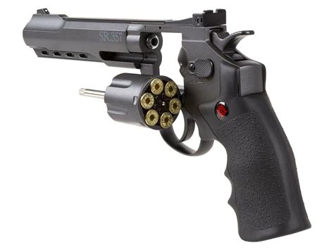 Crosman SR357 CO2 Powered Full Auto BB Black Metal Revolver Air Pistol – www.ransony.com