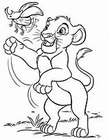 Lion King Holding Up Simba Coloring Page  Home sketch template