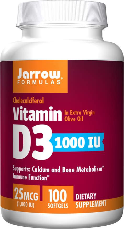 Jarrow Formulas Vitamin D3 Softgels