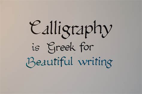 Calligraphy Contest 1: Calligraphy is Greek for 'beautiful writing ...