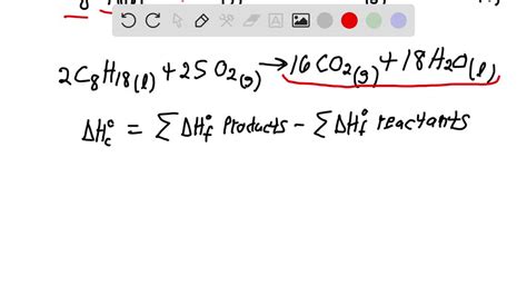 SOLVED:Write a balanced equation for the complete combustion of octane, C8 H18(l) . Determine ...