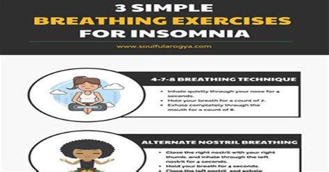 3 Simple Breathing Exercises for Insomnia Infographic Infographics | Medicpresents.com