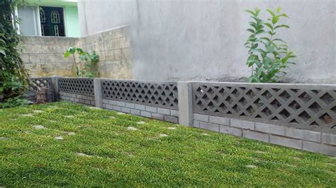 diy concrete garden wall - YouTube