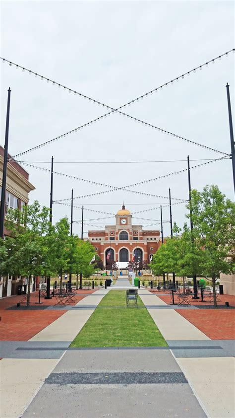 Exploring downtown Lewisville, Texas.