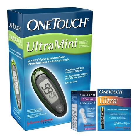 Onetouch Glucómetro Ultra Mini Con 25 Tiras 25 Lancetas | Envío gratis