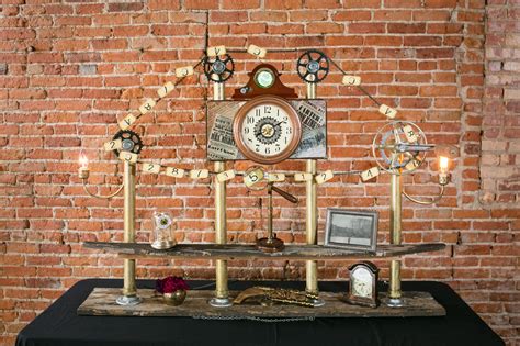 steampunk backdrops for party - Google Search | Antique wall clock, Backdrops for parties, Decor